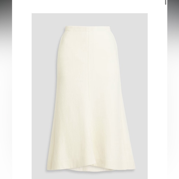 New Tibi Boiled Wool Sculpted Skirt size 4 off white ivory - Picture 5 of 12